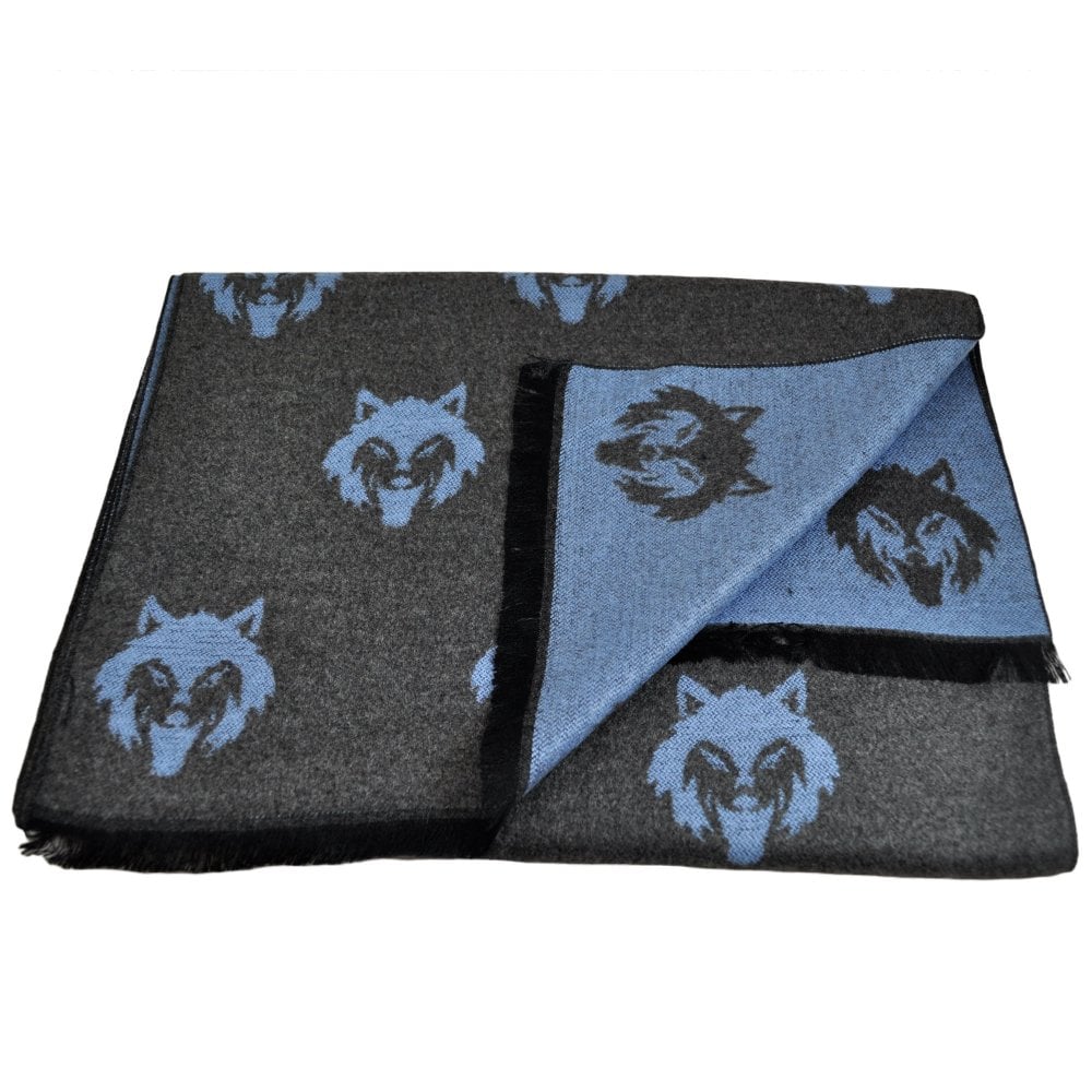 Tresanti Grey & Light Blue Reversible Scarf Tresanti Grey & Light Blue Reversible Scarf