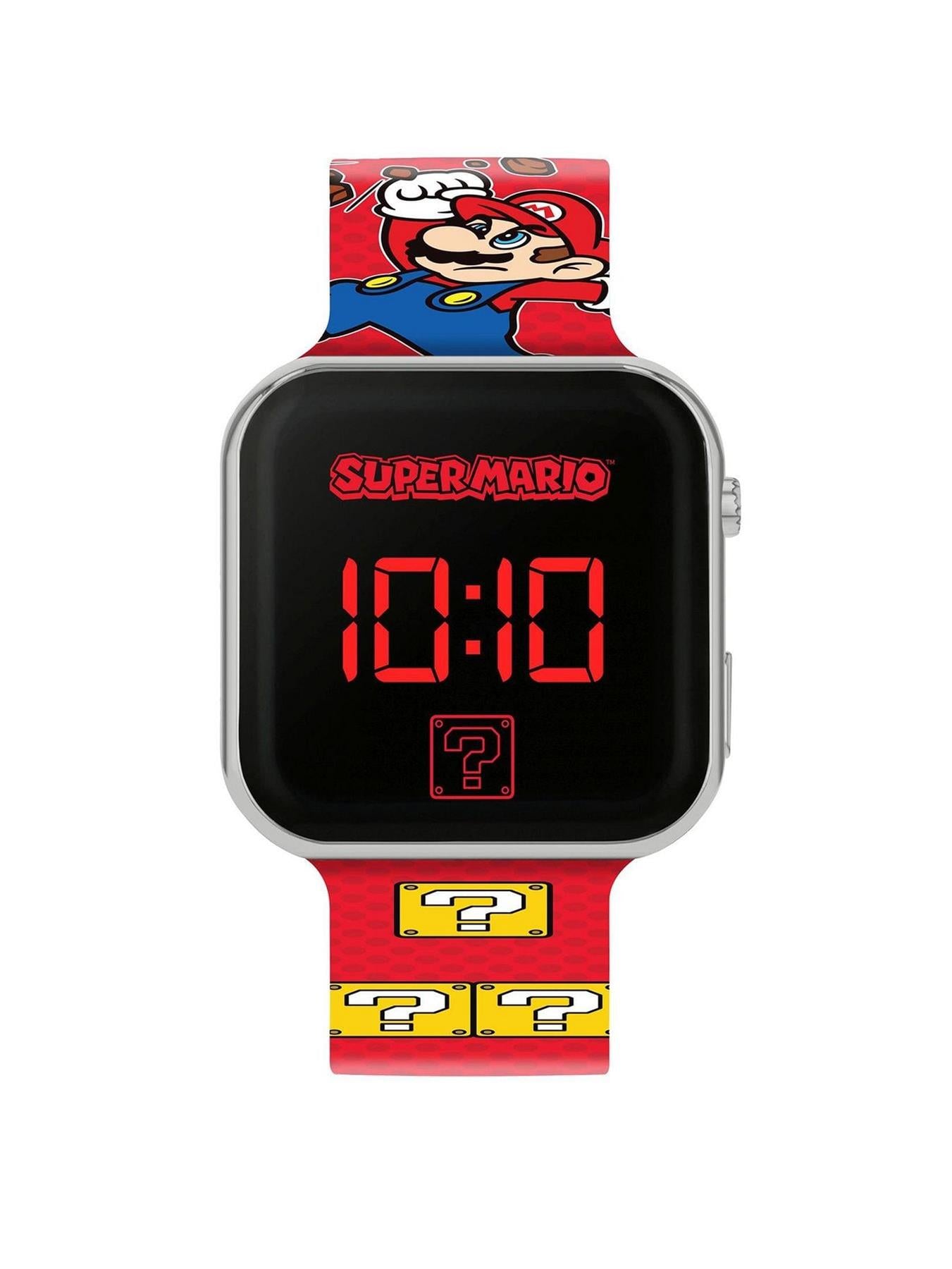 Nintento Super Mario Printed Strap LED Watch Nintento Super Mario Printed Strap LED Watch