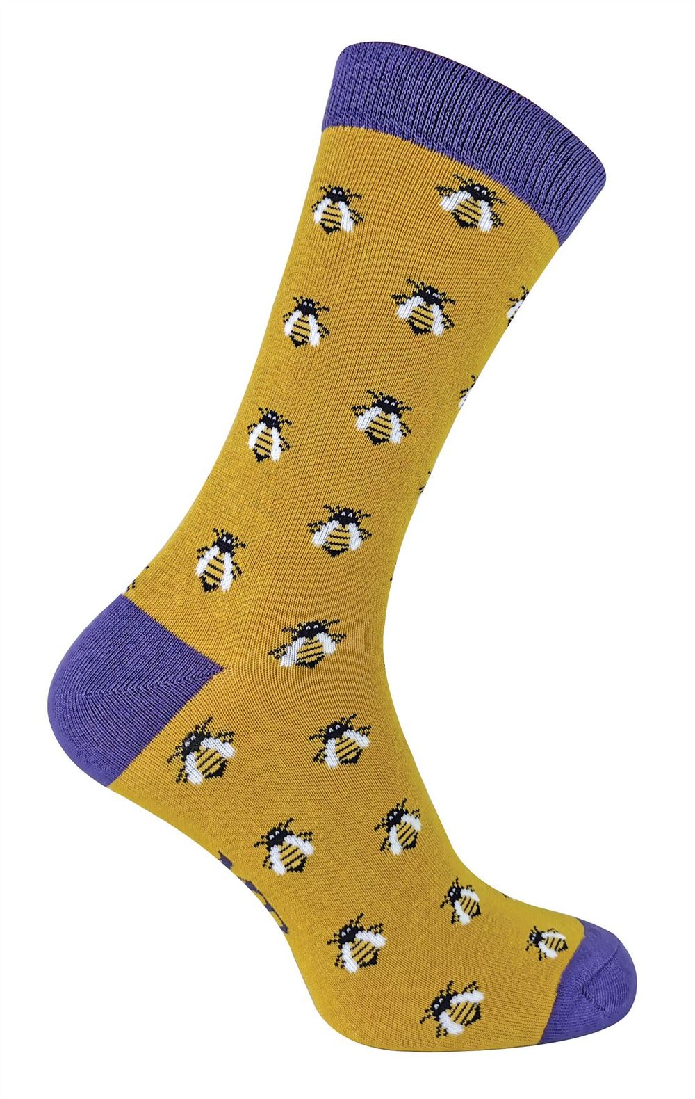 Mr Heron Animal Socks – Fun & Colorful Novelty Gift, Super Soft Bamboo, Colored Toe & Heel – – – – Honey Bee Mr Heron Animal Socks – Fun & Colorful Novelty Gift, Super Soft Bamboo, Colored Toe & Heel – – – – Honey Bee