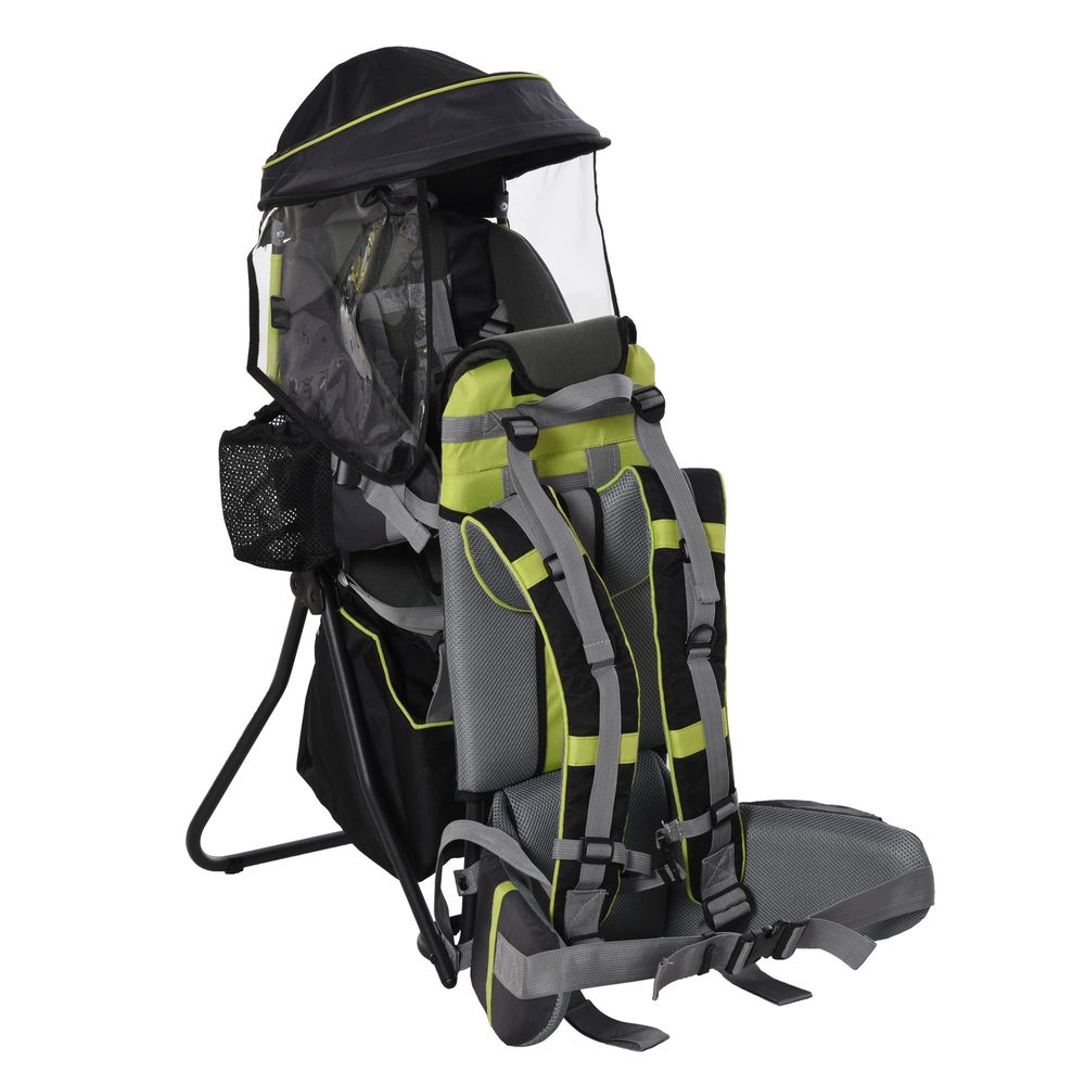 Baby Hiking Backpack Carrier Detachable Rain Cover for Toddlers HOMCOM Baby Hiking Backpack Carrier Detachable Rain Cover for Toddlers HOMCOM