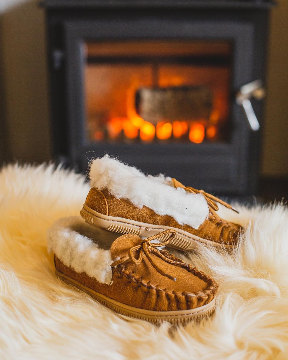 Nordvek Childrens Suede Moccasin Slippers – Rubber Sole – – – Kids Chestnut Nordvek Childrens Suede Moccasin Slippers – Rubber Sole – – – Kids Chestnut
