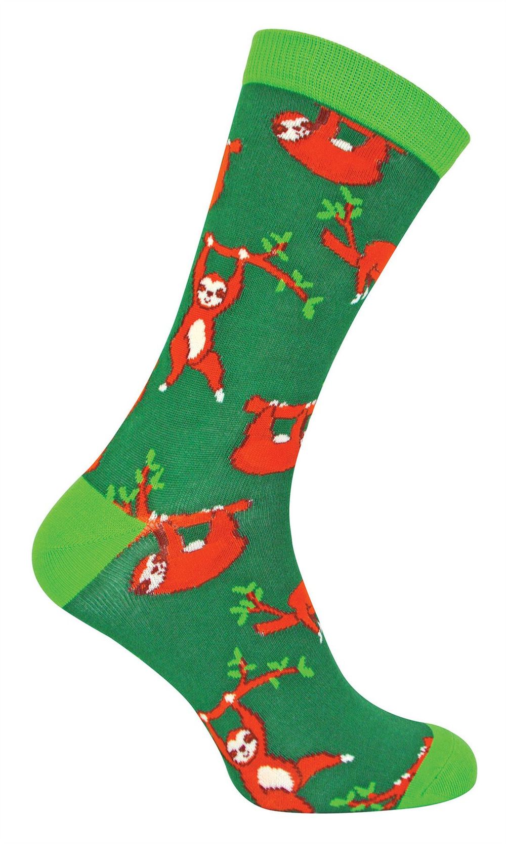 Mr Heron Animal Socks – Fun & Colorful Novelty Gift, Super Soft Bamboo, Colored Toe & Heel – – – – Sloths Green Mr Heron Animal Socks – Fun & Colorful Novelty Gift, Super Soft Bamboo, Colored Toe & Heel – – – – Sloths Green