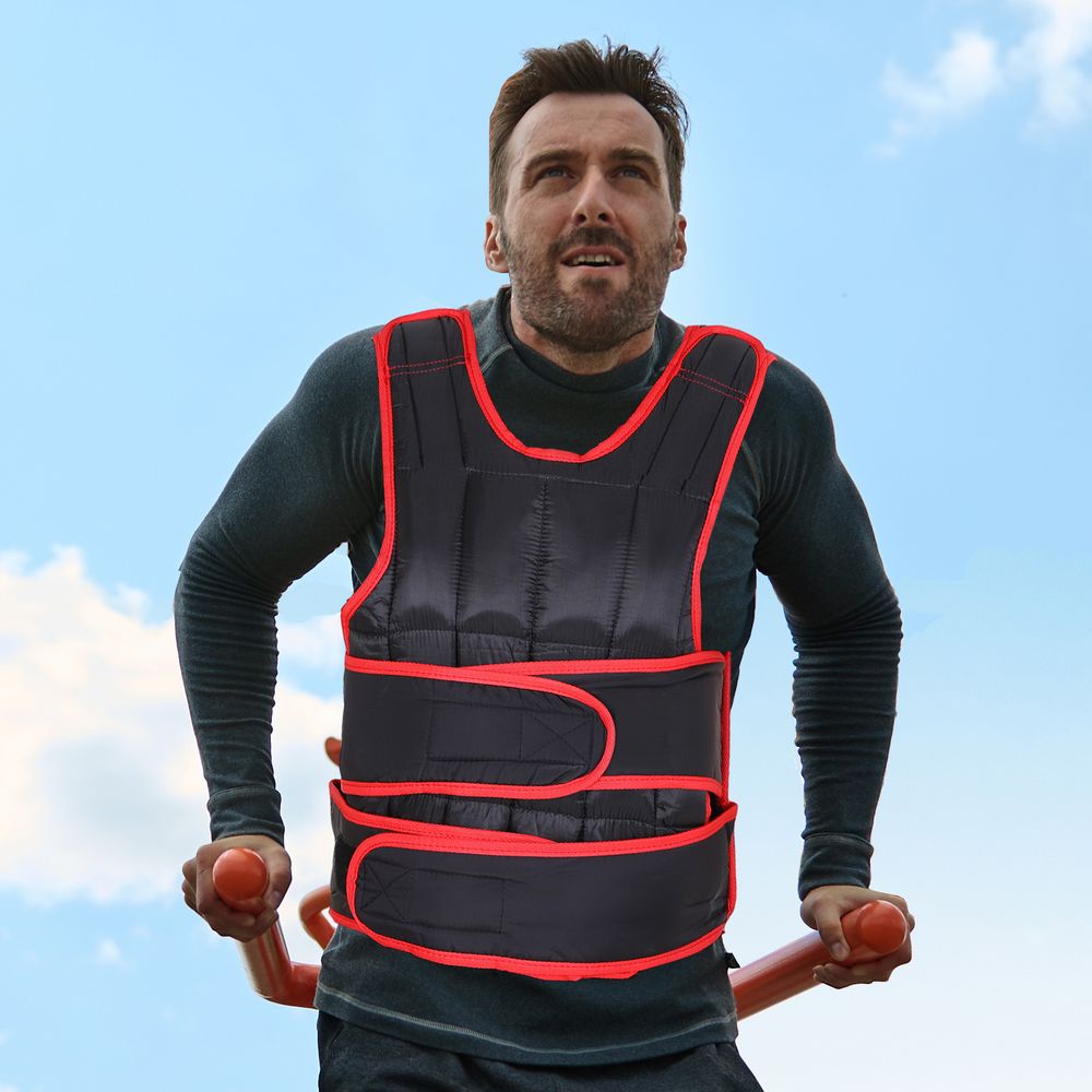 KG Adjustable Weight Vest with Velcro Fastenings – Running, Gym, Training, Weight Loss – High Quality HOMCOM KG Adjustable Weight Vest with Velcro Fastenings – Running, Gym, Training, Weight Loss – High Quality HOMCOM