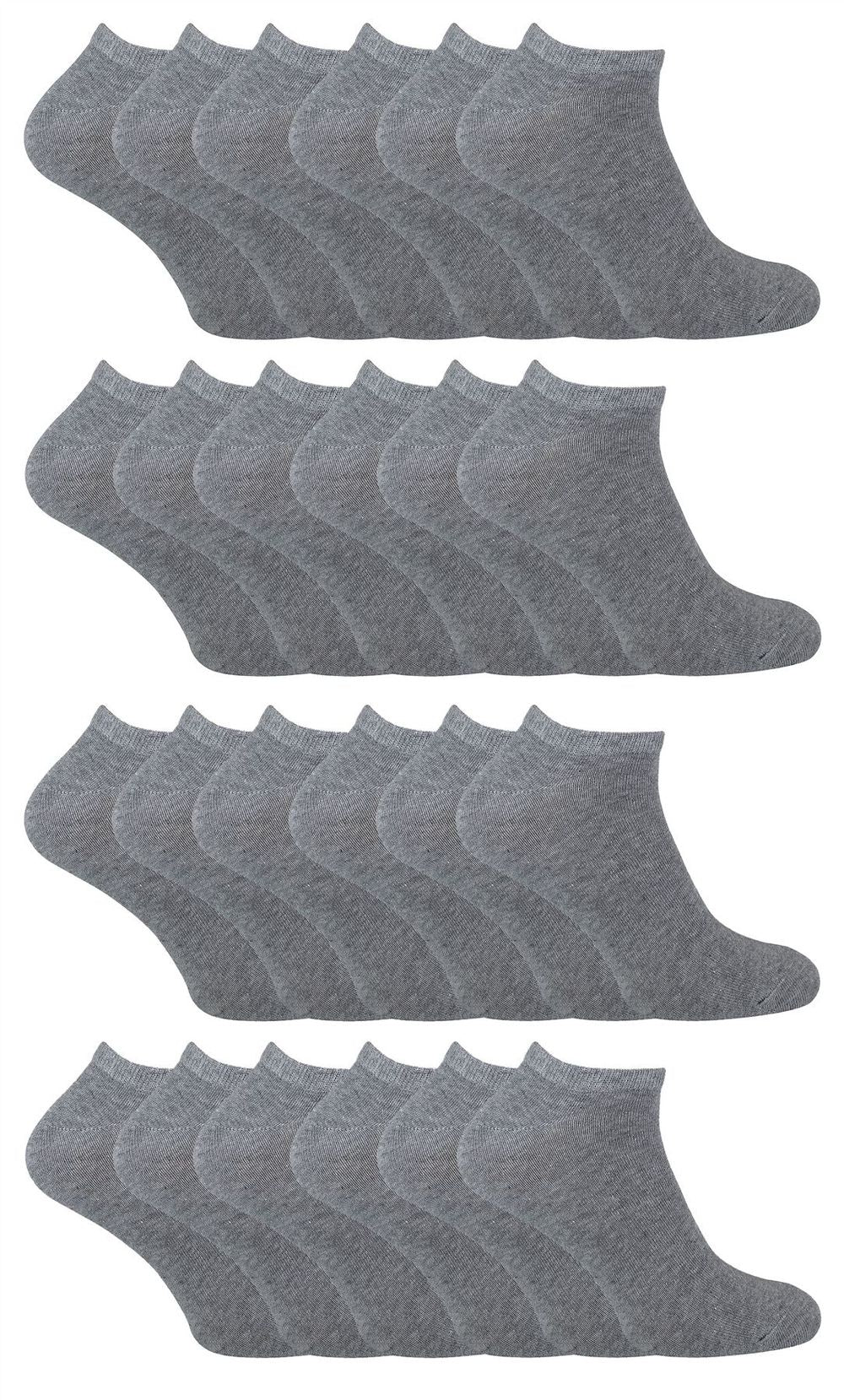Cihat Pack Cotton Trainer Socks – – Grey Cihat Pack Cotton Trainer Socks – – Grey