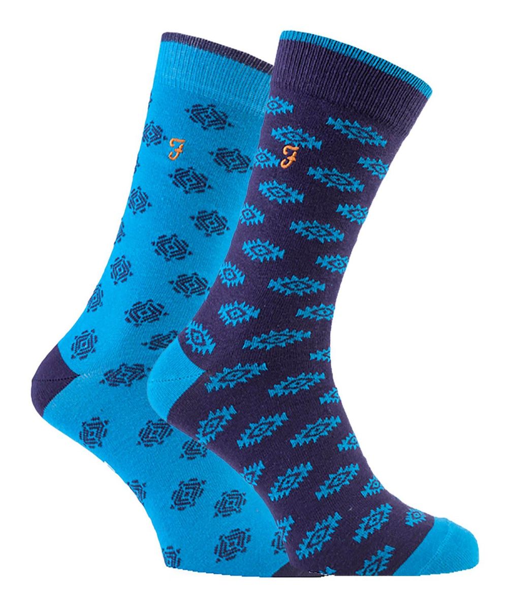 Farah Vintage – Pairs Mens Retro Socks – FVSPUR Farah Vintage – Pairs Mens Retro Socks – FVSPUR