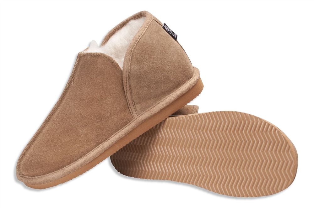 Nordvek Mens Suede Boot Style Slippers With Rubber Sole – – – Nordvek Mens Suede Boot Style Slippers With Rubber Sole – – –