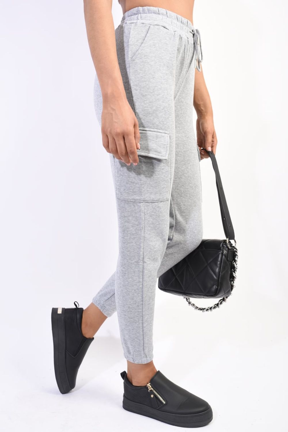 Fitted Cargo Trousers – Stylish, Durable & Functional. Get Yours Today! – SM Grey