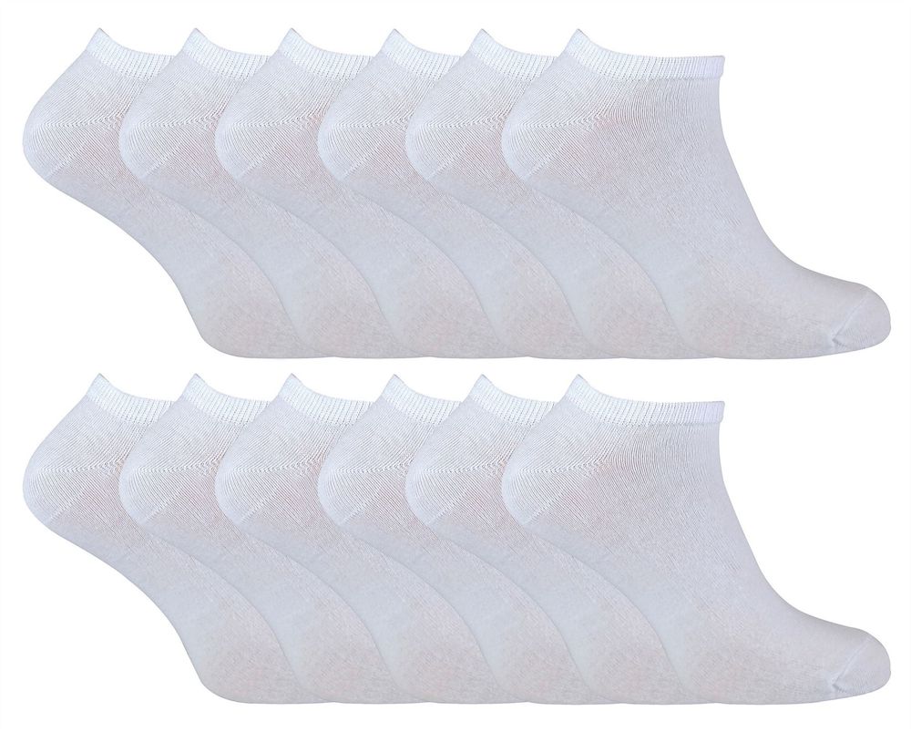 Cihat Pack Cotton Trainer Socks – – White Cihat Pack Cotton Trainer Socks – – White