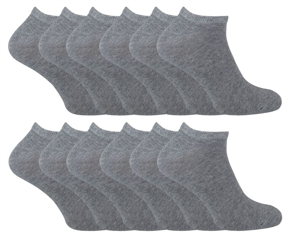 Cihat Pack Cotton Trainer Socks – – Grey Cihat Pack Cotton Trainer Socks – – Grey