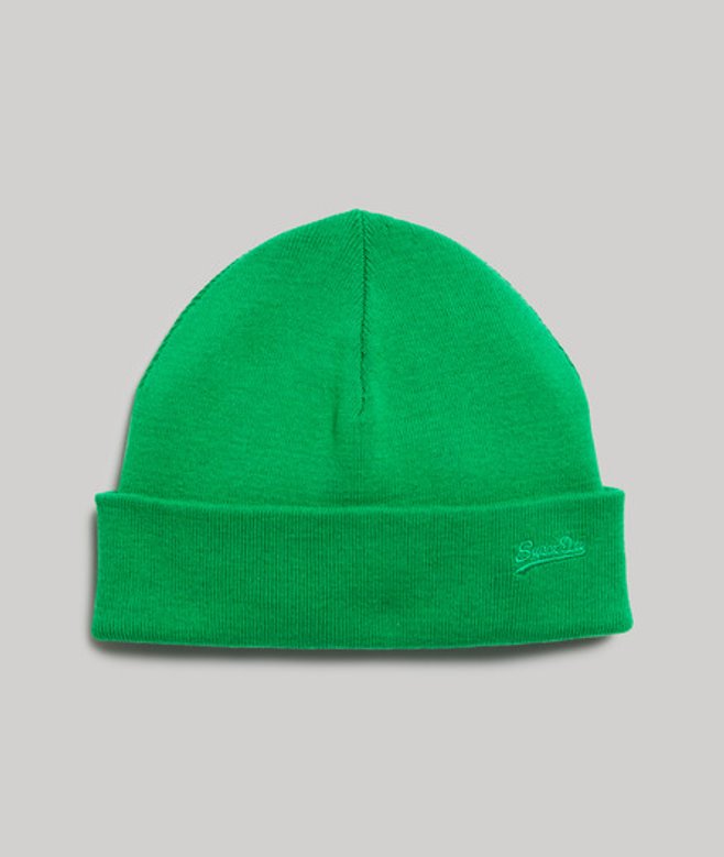 Superdry & Co Men’s Vintage Logo Beanie Green Dark Green – Size: SIZE
