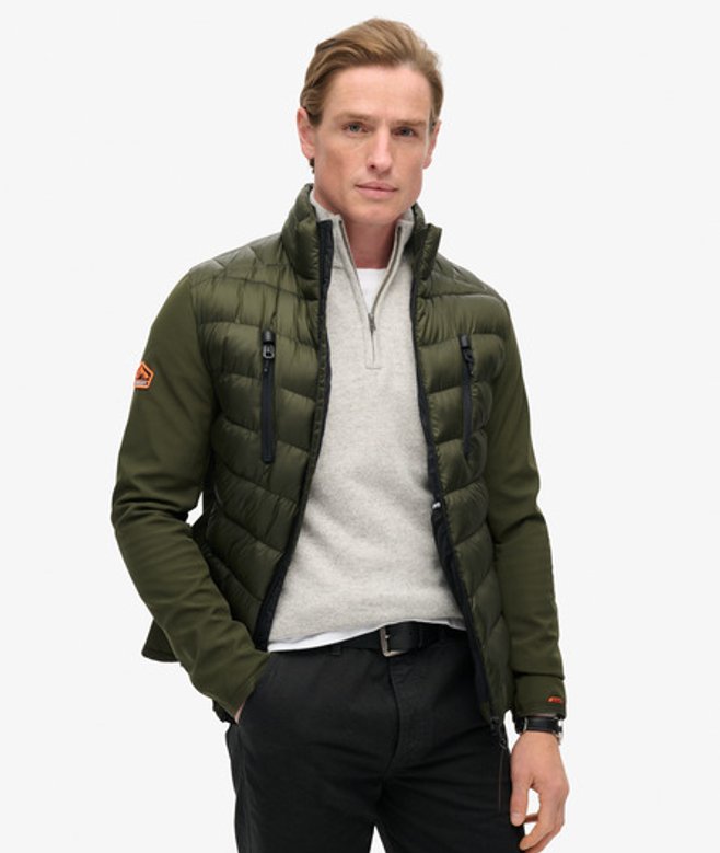Superdry & Co Men’s Storm Softshell Hybrid Jacket Khaki Army Khaki – Size: Superdry & Co Men’s Storm Softshell Hybrid Jacket Khaki Army Khaki – Size: