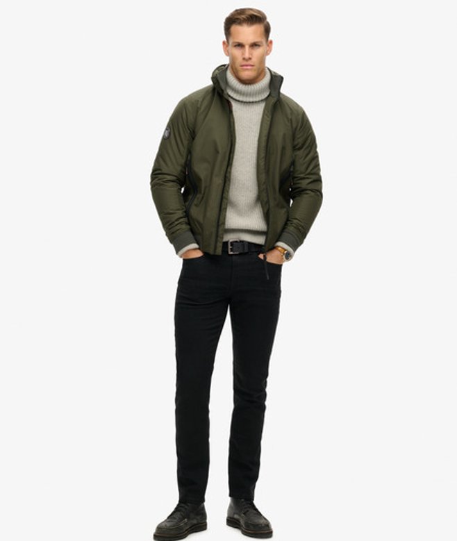 Superdry & Co Men’s City Harrington Jacket Khaki Army Khaki – Size: Superdry & Co Men’s City Harrington Jacket Khaki Army Khaki – Size: