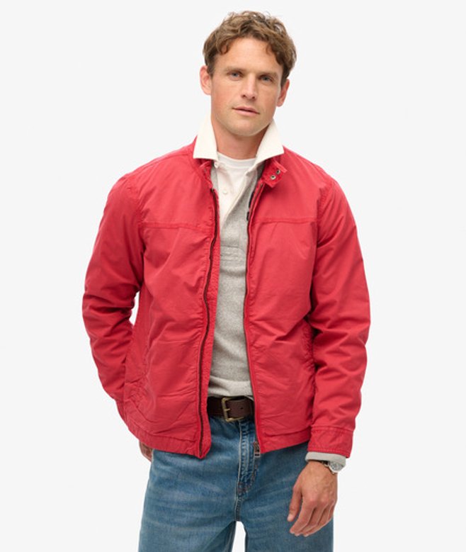 Superdry & Co Men’s Classic Harrington Jacket Red Varsity Red – Size: Superdry & Co Men’s Classic Harrington Jacket Red Varsity Red – Size: