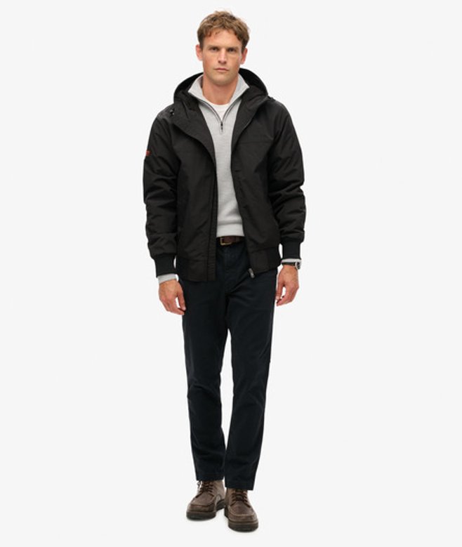 Superdry & Co Men’s Surplus Nylon Hooded Bomber Jacket Black Jet Black – Size: Xxxl Superdry & Co Men’s Surplus Nylon Hooded Bomber Jacket Black Jet Black – Size: Xxxl