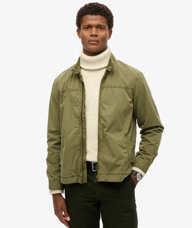 Superdry & Co Men’s Classic Harrington Jacket Khaki Dark Khaki – Size: Xxl Superdry & Co Men’s Classic Harrington Jacket Khaki Dark Khaki – Size: Xxl