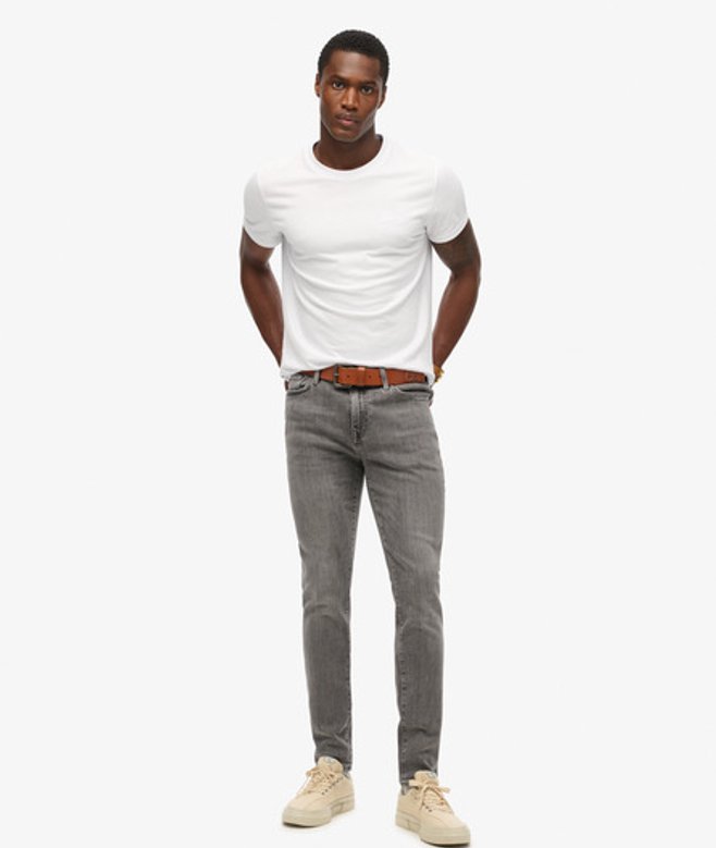 Superdry & Co Men’s Men’s Vintage Skinny Jeans Grey Clinton Used Grey Organic – Size: Superdry & Co Men’s Men’s Vintage Skinny Jeans Grey Clinton Used Grey Organic – Size:
