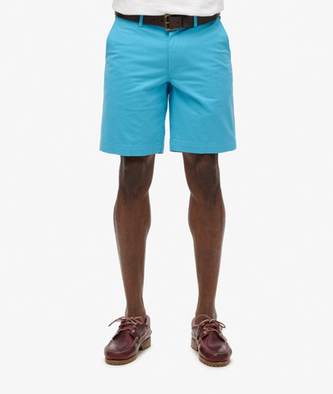 Superdry & Co Men’s Stretch Chino Shorts Blue Toucan Blue – Size: Superdry & Co Men’s Stretch Chino Shorts Blue Toucan Blue – Size: