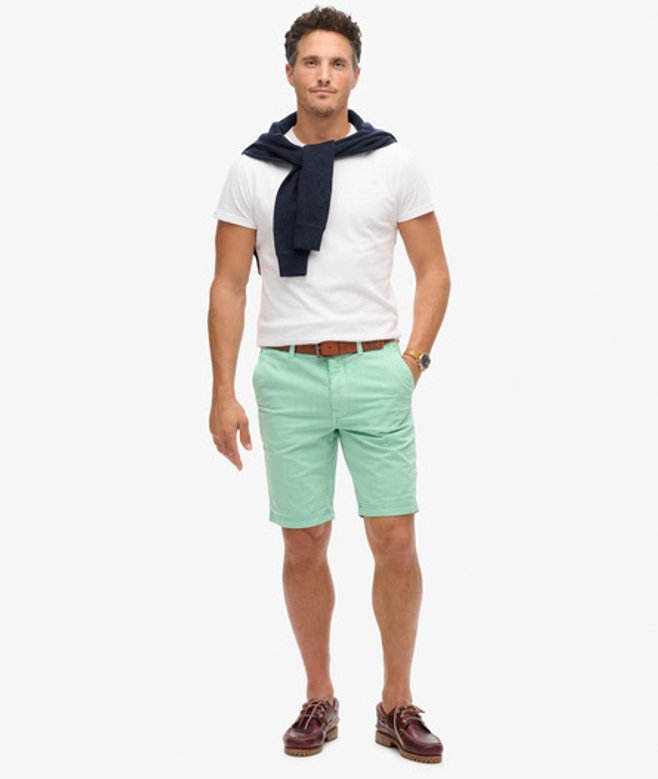 Superdry & Co Men’s Vintage International Chino Shorts Green Mint Turquoise – Size: Superdry & Co Men’s Vintage International Chino Shorts Green Mint Turquoise – Size: