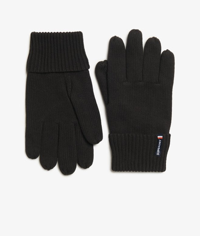 Superdry & Co Men’s Essential Logo Knitted Gloves Black – Size: SIZE Superdry & Co Men’s Essential Logo Knitted Gloves Black – Size: SIZE