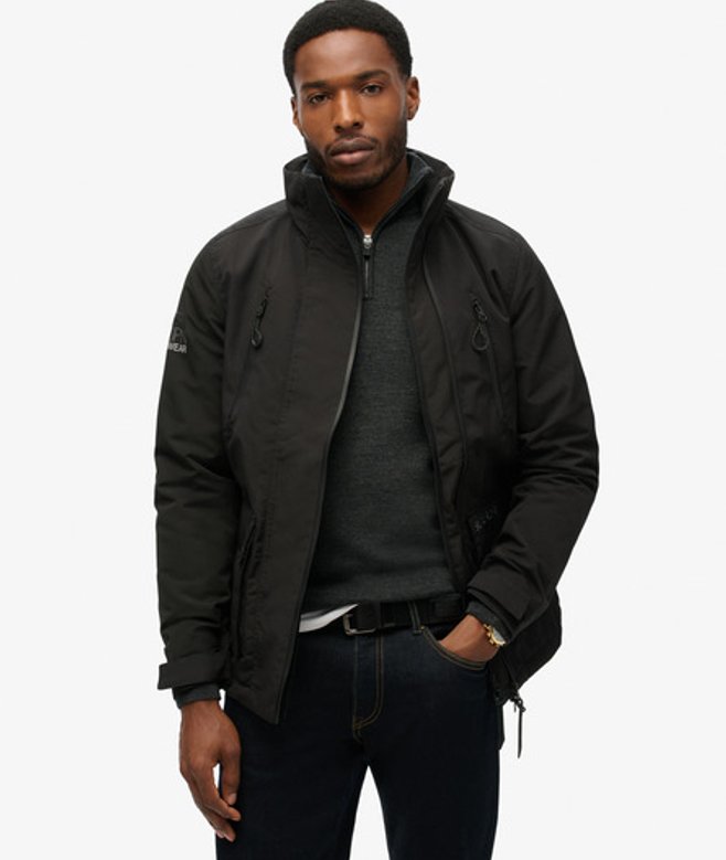 Superdry & Co Men’s Ultimate Windbreaker Jacket Black – Size: Superdry & Co Men’s Ultimate Windbreaker Jacket Black – Size: