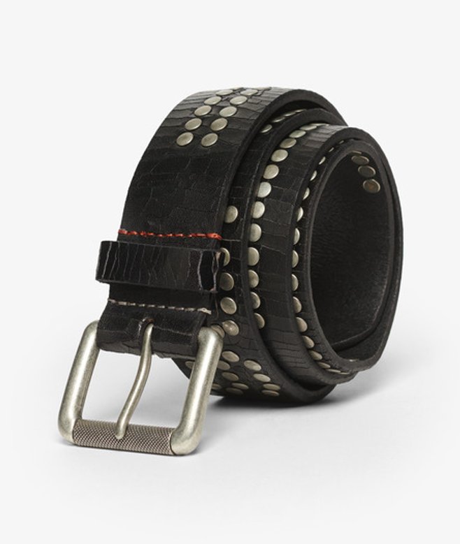Superdry & Co Men’s Logo Goods Belt Black – Size: