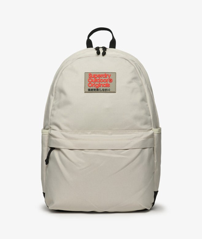 Superdry & Co Ladies Classic Logo Badge Montana Backpack, Beige, Size: xx. Superdry & Co Ladies Classic Logo Badge Montana Backpack, Beige, Size: xx.