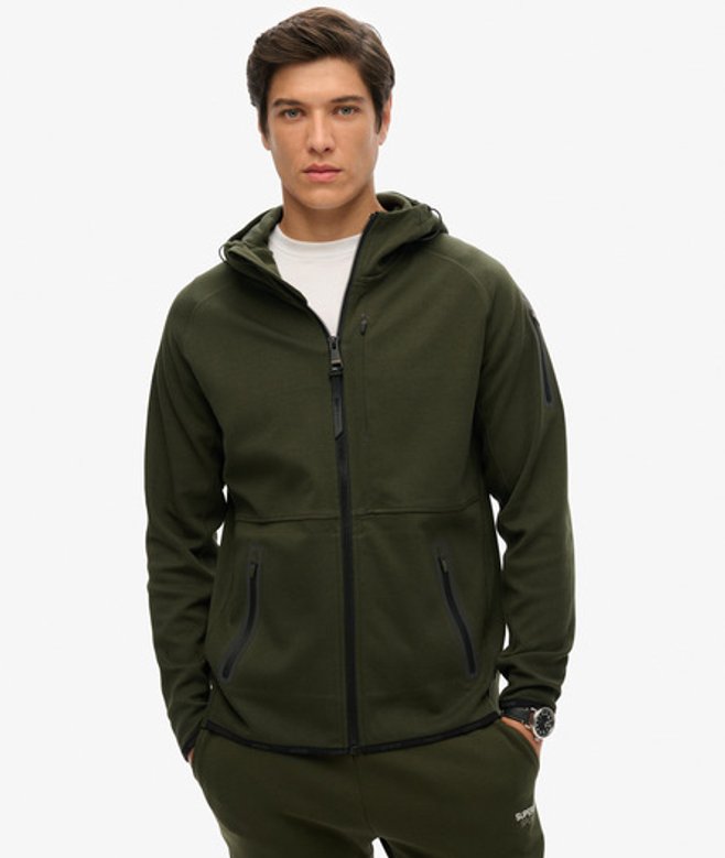 Superdry & Co Men’s Tech Logo Loose Zip Hoodie Green Surplus Goods Olive Green – Size: Superdry & Co Men’s Tech Logo Loose Zip Hoodie Green Surplus Goods Olive Green – Size: