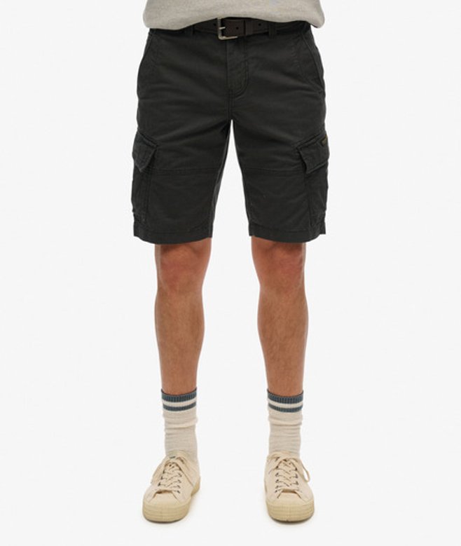 Superdry & Co Men’s Classic Organic Cotton Core Cargo Shorts, Black, Size: Superdry & Co Men’s Classic Organic Cotton Core Cargo Shorts, Black, Size: