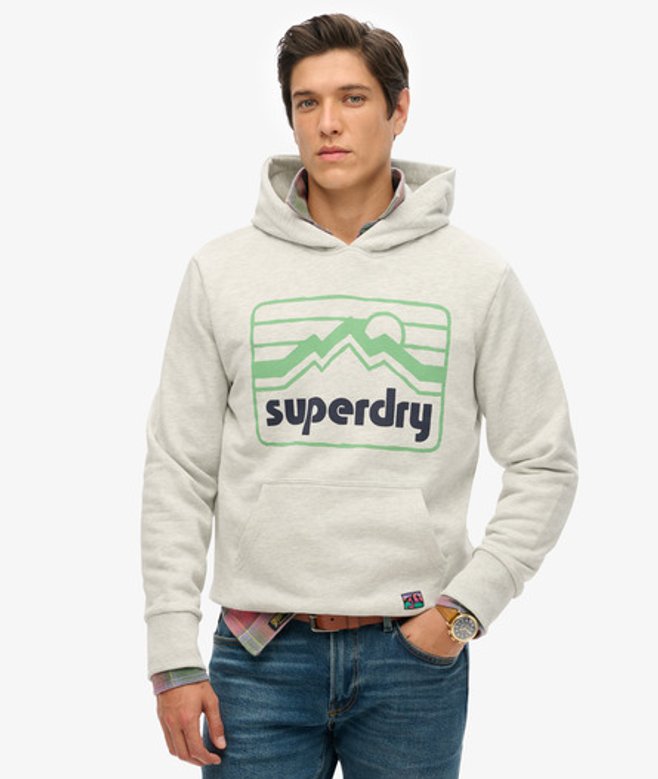 Superdry & Co Men’s Vintage s Terrain Hoodie Light Grey Glacier Grey Marl – Size: Superdry & Co Men’s Vintage s Terrain Hoodie Light Grey Glacier Grey Marl – Size: