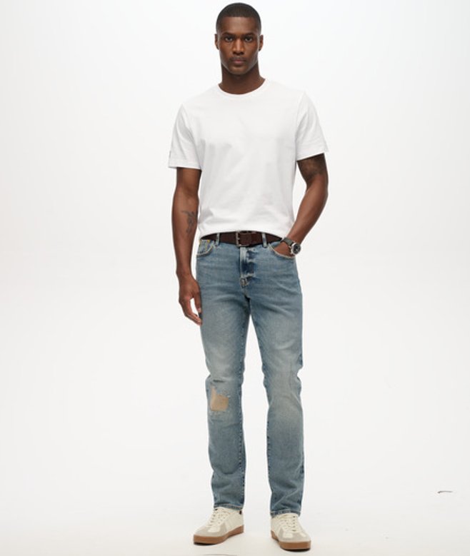 Superdry & Co Men’s The Merchant Store – Organic Slim Jeans Blue Clapham Blue Selvedge – Size: Superdry & Co Men’s The Merchant Store – Organic Slim Jeans Blue Clapham Blue Selvedge – Size: