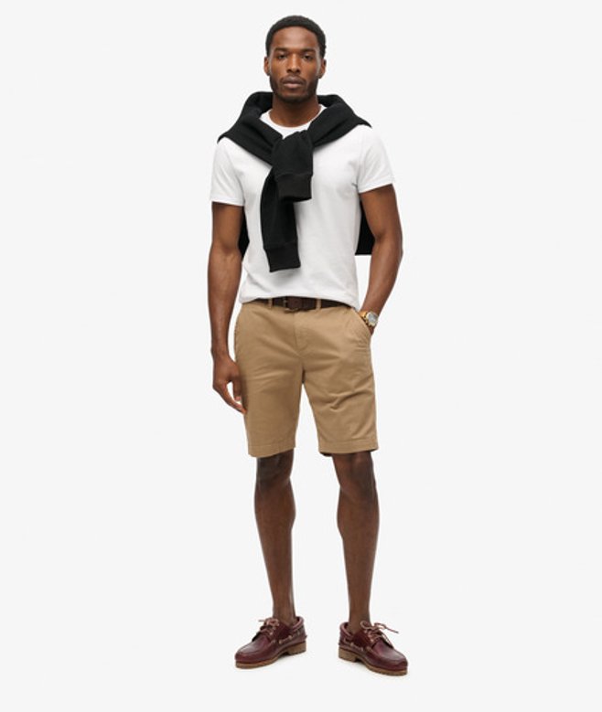 Superdry & Co Men’s Vintage Chino Shorts Yellow Desert Beige – Size: Superdry & Co Men’s Vintage Chino Shorts Yellow Desert Beige – Size: