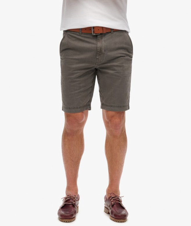 Superdry & Co Men’s Vintage International Chino Shorts Dark Grey Washed Grey – Size: Superdry & Co Men’s Vintage International Chino Shorts Dark Grey Washed Grey – Size: