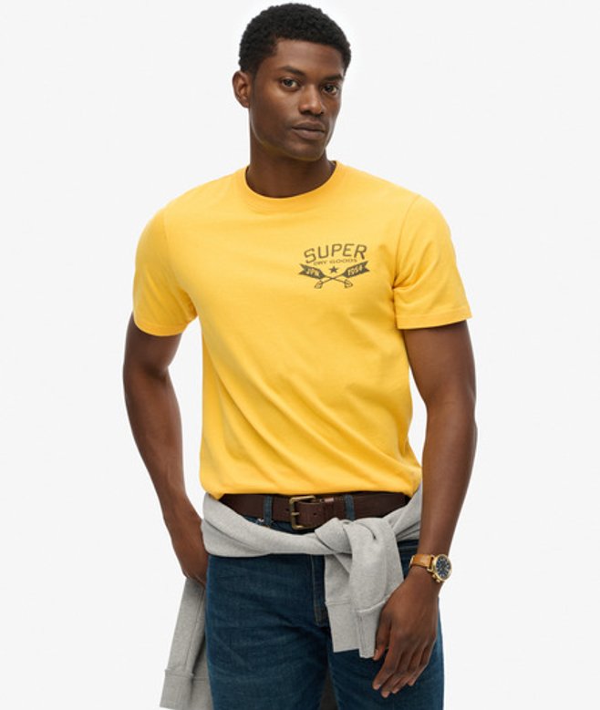 Superdry & Co Men’s Lo-fi Outdoors Chest shirt Gold Utah Gold – Size: Superdry & Co Men’s Lo-fi Outdoors Chest shirt Gold Utah Gold – Size:
