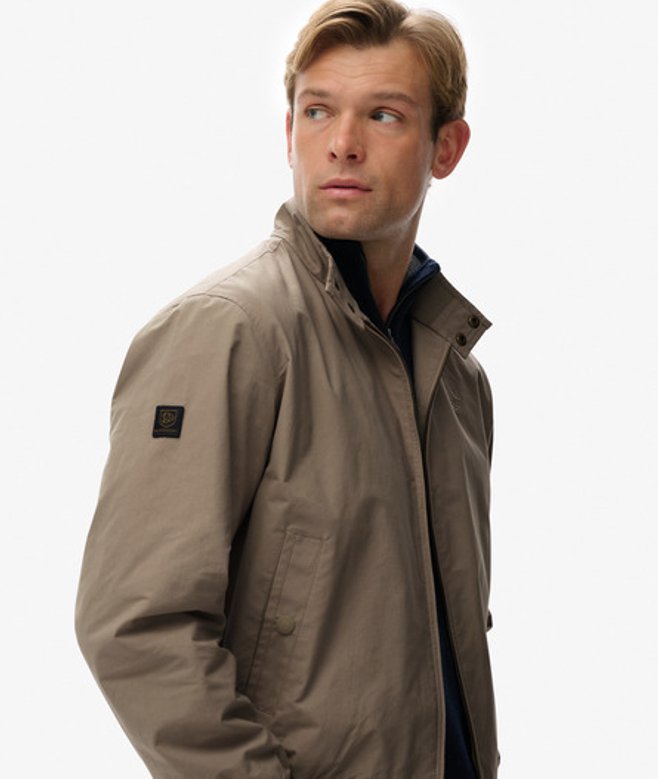 Superdry & Co Men’s Classic Harrington Jacket Khaki Vintage Khaki – Size: Superdry & Co Men’s Classic Harrington Jacket Khaki Vintage Khaki – Size:
