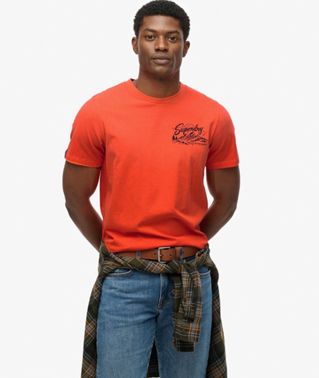 Superdry & Co Men’s Lo-fi Outdoors Relaxed shirt Red Deep Red – Size: Superdry & Co Men’s Lo-fi Outdoors Relaxed shirt Red Deep Red – Size: