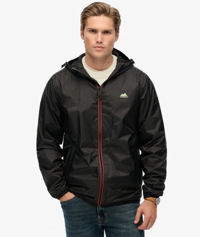 Superdry & Co Men’s Essential Tri Windbreaker Jacket Black Blackpop – Size: Superdry & Co Men’s Essential Tri Windbreaker Jacket Black Blackpop – Size: