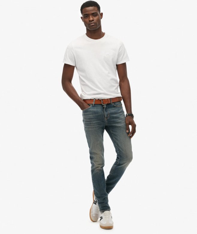 Superdry & Co Men’s Vintage Skinny Jeans Blue Storm Blue – Size: Superdry & Co Men’s Vintage Skinny Jeans Blue Storm Blue – Size: