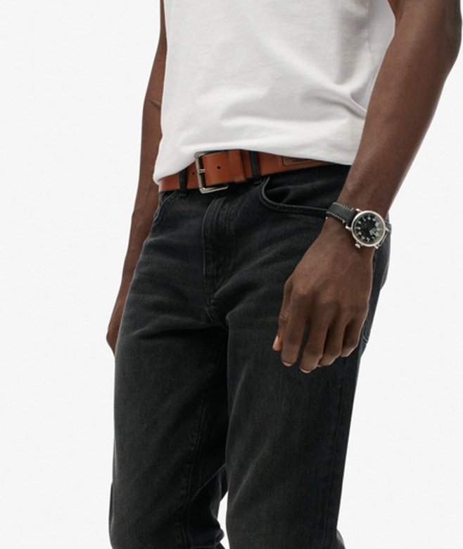 Superdry & Co Men’s Organic Cotton Vintage Slim Straight Jeans Black Worn Black – Size: Superdry & Co Men’s Organic Cotton Vintage Slim Straight Jeans Black Worn Black – Size: