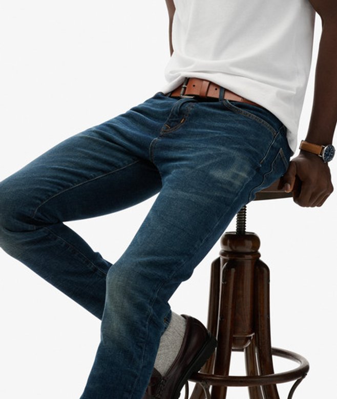 Superdry & Co Men’s Vintage Skinny Jeans Dark Blue Yokohama Dark Blue – Size: Superdry & Co Men’s Vintage Skinny Jeans Dark Blue Yokohama Dark Blue – Size: