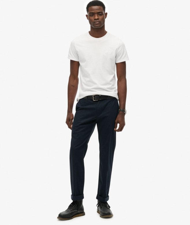 Superdry & Co Men’s Premium Regular Chinos Navy Eclipse Navy – Size: Superdry & Co Men’s Premium Regular Chinos Navy Eclipse Navy – Size: