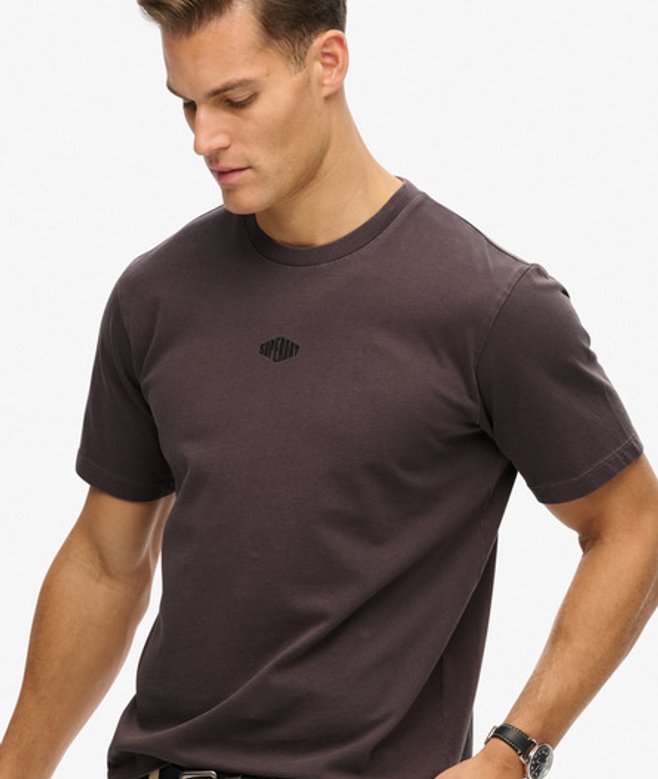 Superdry & Co Men’s Micro Logo shirt Grey Shale Dark Grey – Size: Xxl Superdry & Co Men’s Micro Logo shirt Grey Shale Dark Grey – Size: Xxl