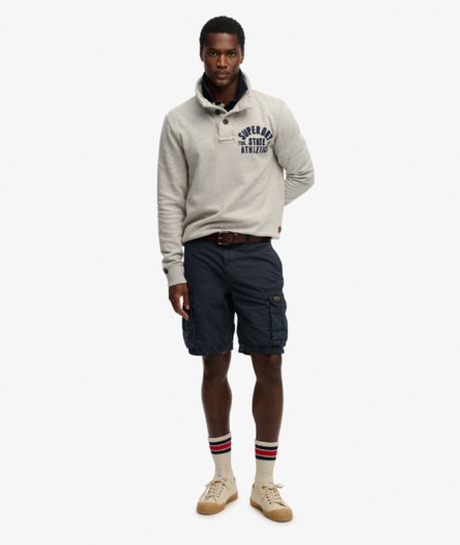 Superdry & Co Men’s Parachute Light Shorts Navy Eclipse Navy – Size: