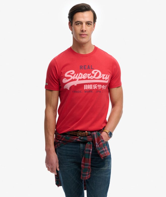 Superdry & Co Men’s Vintage Logo Classic shirt Red Base Red – Size: Xxl Superdry & Co Men’s Vintage Logo Classic shirt Red Base Red – Size: Xxl