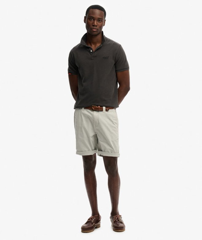 Superdry & Co Men’s Utility Chino Shorts Grey Silver City Grey – Size: Superdry & Co Men’s Utility Chino Shorts Grey Silver City Grey – Size: