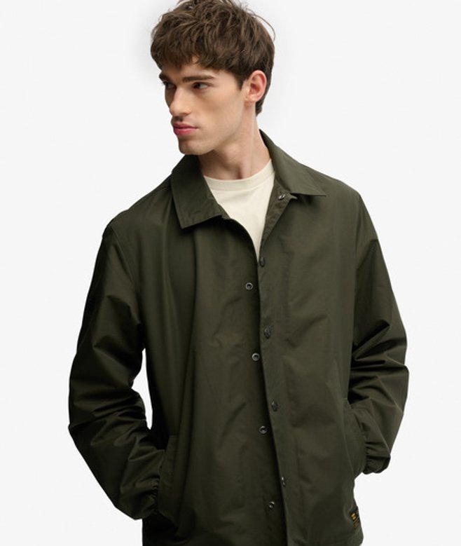 Superdry & Co Men’s Surplus Otto Coach Jacket Green Surplus Goods Olive Green – Size: Xxxl Superdry & Co Men’s Surplus Otto Coach Jacket Green Surplus Goods Olive Green – Size: Xxxl