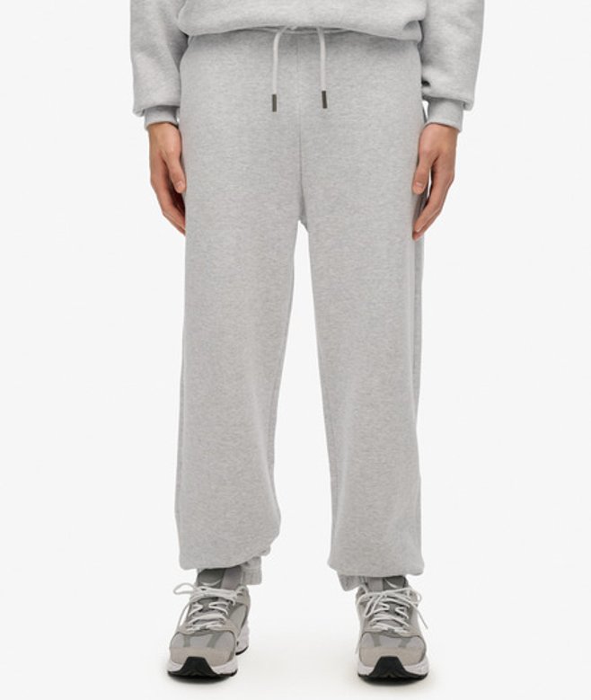 Superdry & Co Men’s Oversized Joggers Light Grey Cadet Grey Marl – Size: Superdry & Co Men’s Oversized Joggers Light Grey Cadet Grey Marl – Size: