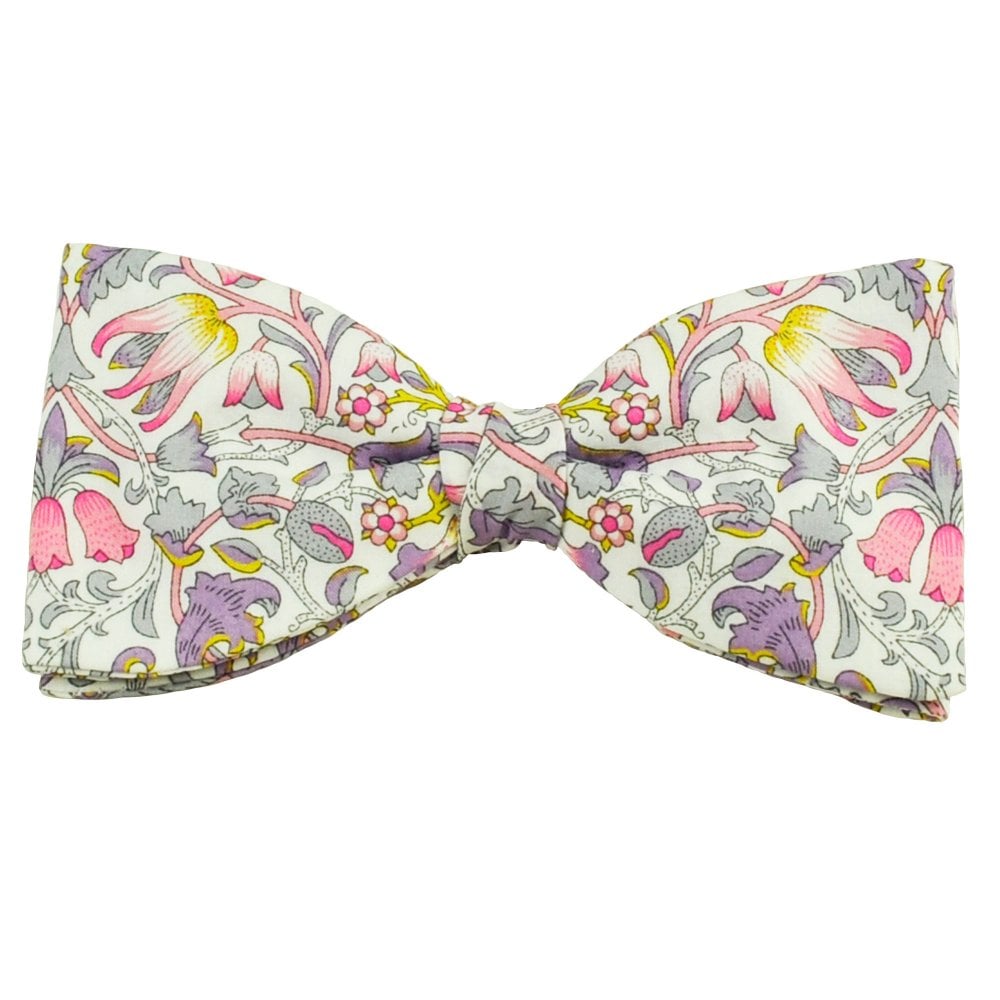 Van Buck Lodden Flower Pattern Men's Bow Tie Made with Liberty Fabric
