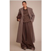 Plus Chocolate Cotton Fleece Straight Leg Sweatpants Plus Chocolate Cotton Fleece Straight Leg Sweatpants