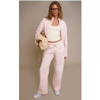 Baby Pink Contrast Drawcord Joggers