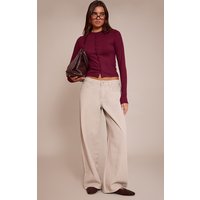 Sand Low Rise Wide Leg Jeans Sand Low Rise Wide Leg Jeans